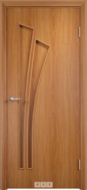 Ламинированная дверь Ветка Миланский орех