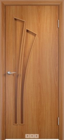 Ламинированная дверь Ветка Миланский орех