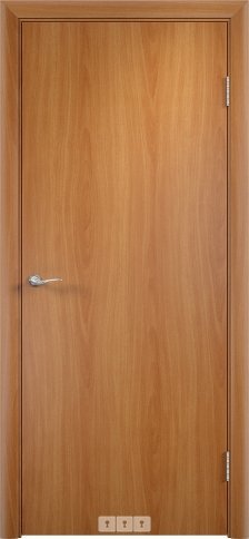 Ламинированная дверь ДПГ Миланский орех