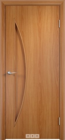 Ламинированная дверь Луна Миланский орех